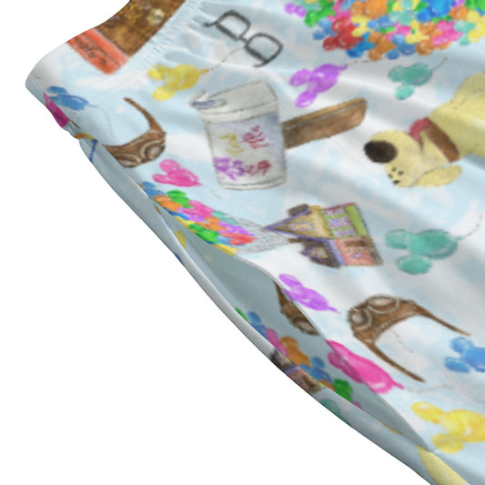 Up Adventure Icons - Women’s Pocket Midi Skirt