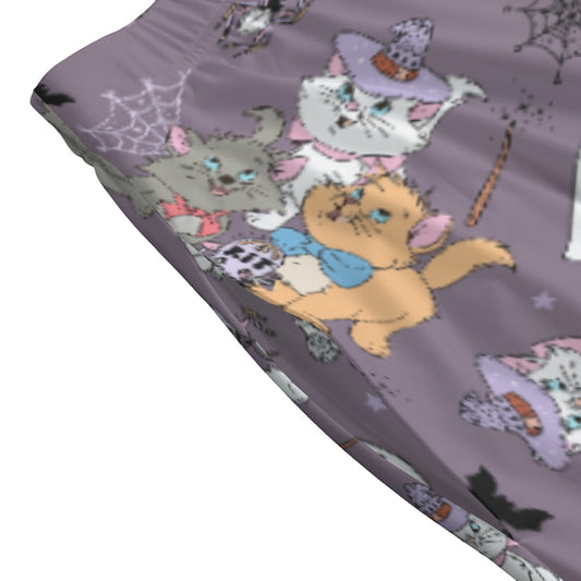 Spooky Fancy Felines - Women's Pocket Midi Skirt