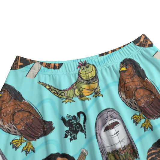 Shapeshifting Island Hero - Women's Pocket Midi Skirt