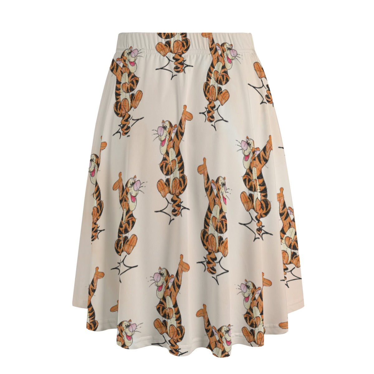 Sketched Bouncing Buddy - Women's Pocket Midi Skirt