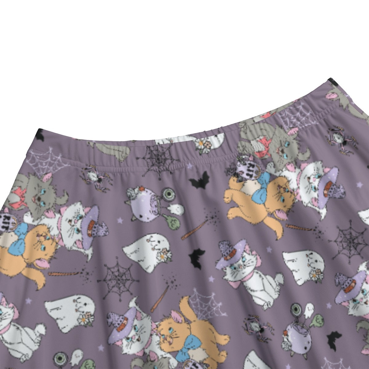 Spooky Fancy Felines - Women's Pocket Midi Skirt