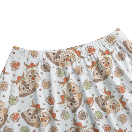 Holiday Mischief Duo - Women's Pocket Midi Skirt