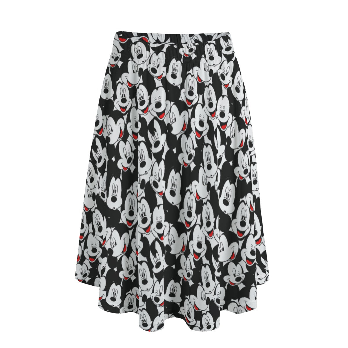 Many Faces of Classic Mouse - Women's Pocket Midi Skirt