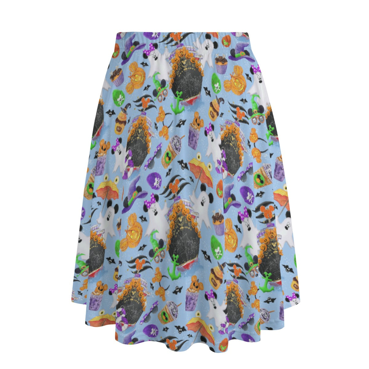 Halloween On The High Seas - Women's Pocket Midi Skirt