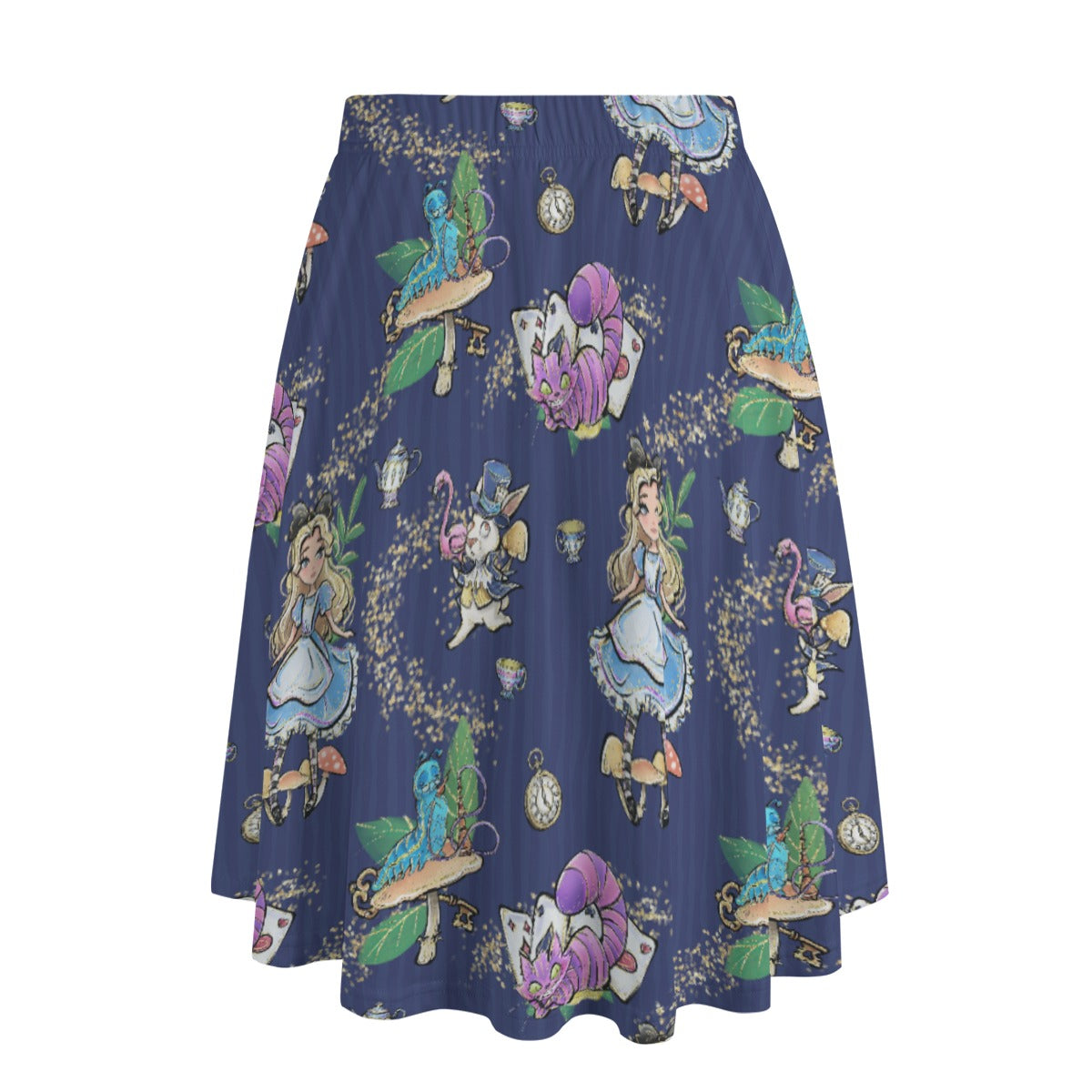 Whimsical Enchanted Forest - Women's Pocket Midi Skirt