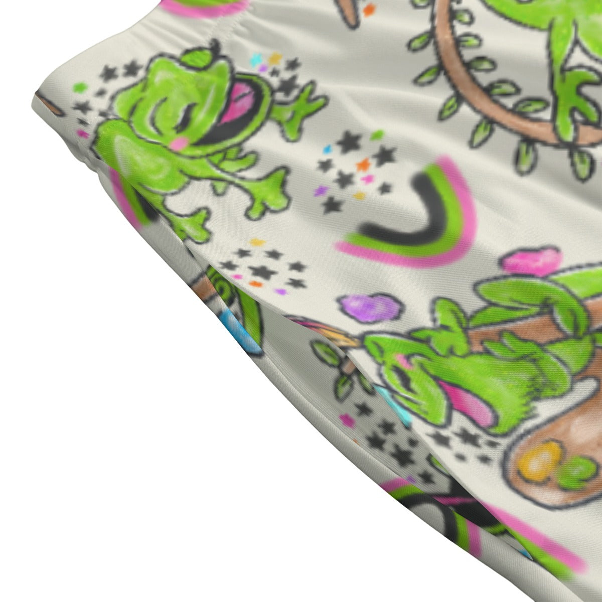 Colorful Chameleon Splash - Women's Pocket Midi Skirt