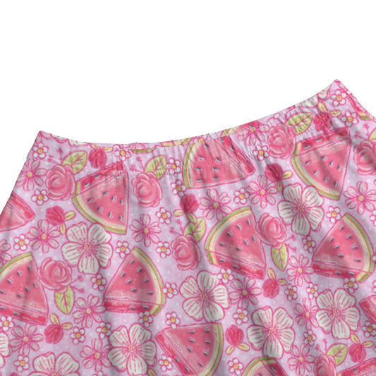 Summer Fruits - Watermelon - Women's Pocket Midi Skirt