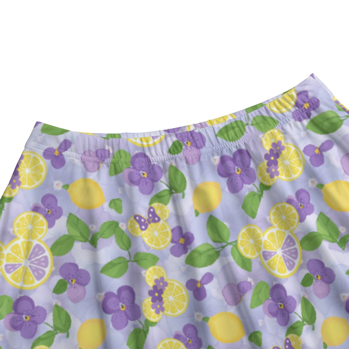 Vivacious Violet Lemonade - Women's Pocket Midi Skirt