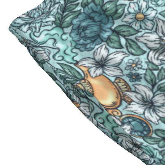 Fairytale Florals - Arabian Princess - Women's Pocket Midi Skirt