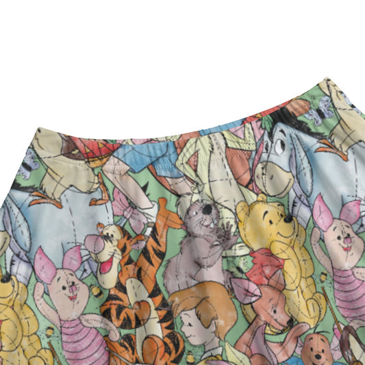 Sketched Hundred Acre Crew - Women's Pocket Midi Skirt