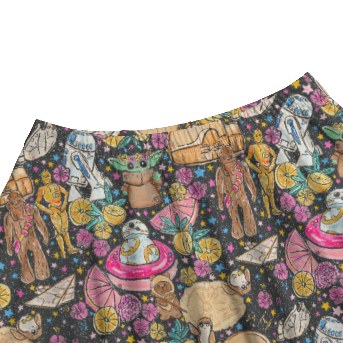 Tropical Space Squad - Women's Pocket Midi Skirt