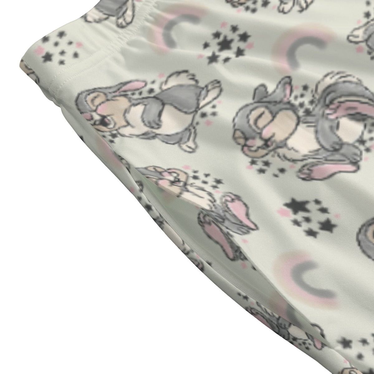 Bouncy Bunny Bliss - Women's Pocket Midi Skirt