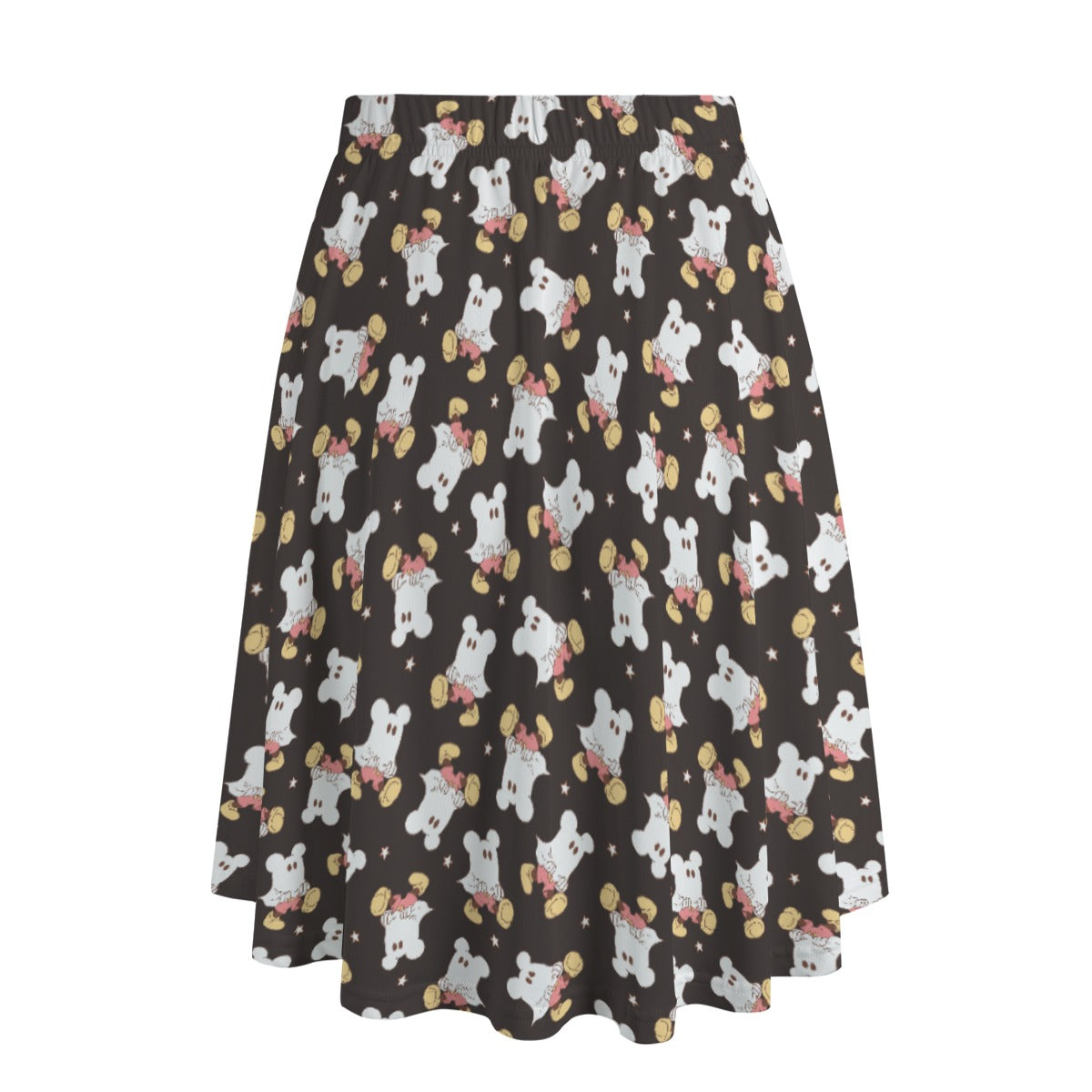 Ghostly Mouse - Women's Pocket Midi Skirt