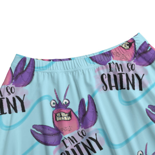 Shiny Deep-Sea Villain - Women's Pocket Midi Skirt