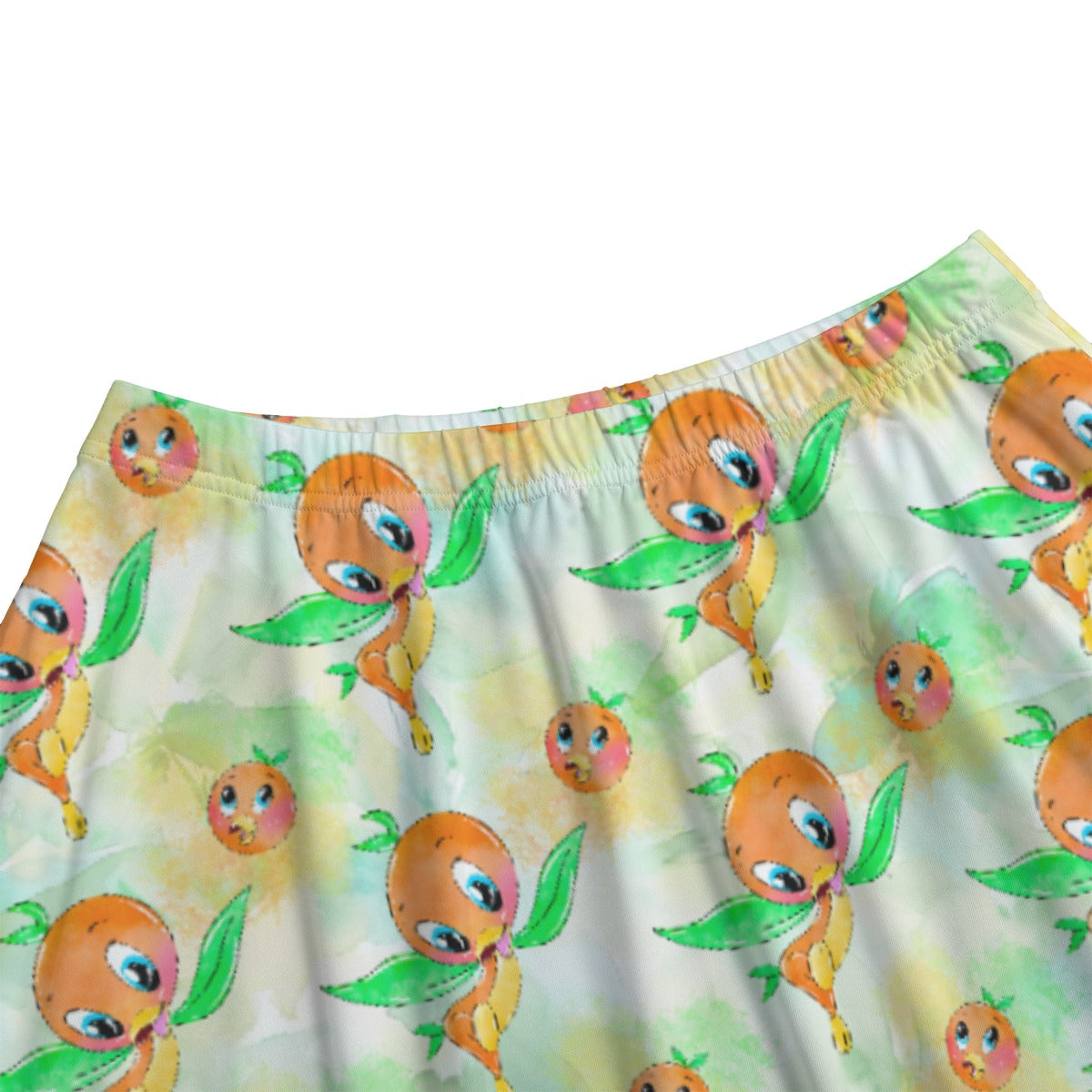 Sunny Citrus Thoughts - Women's Pocket Midi Skirt