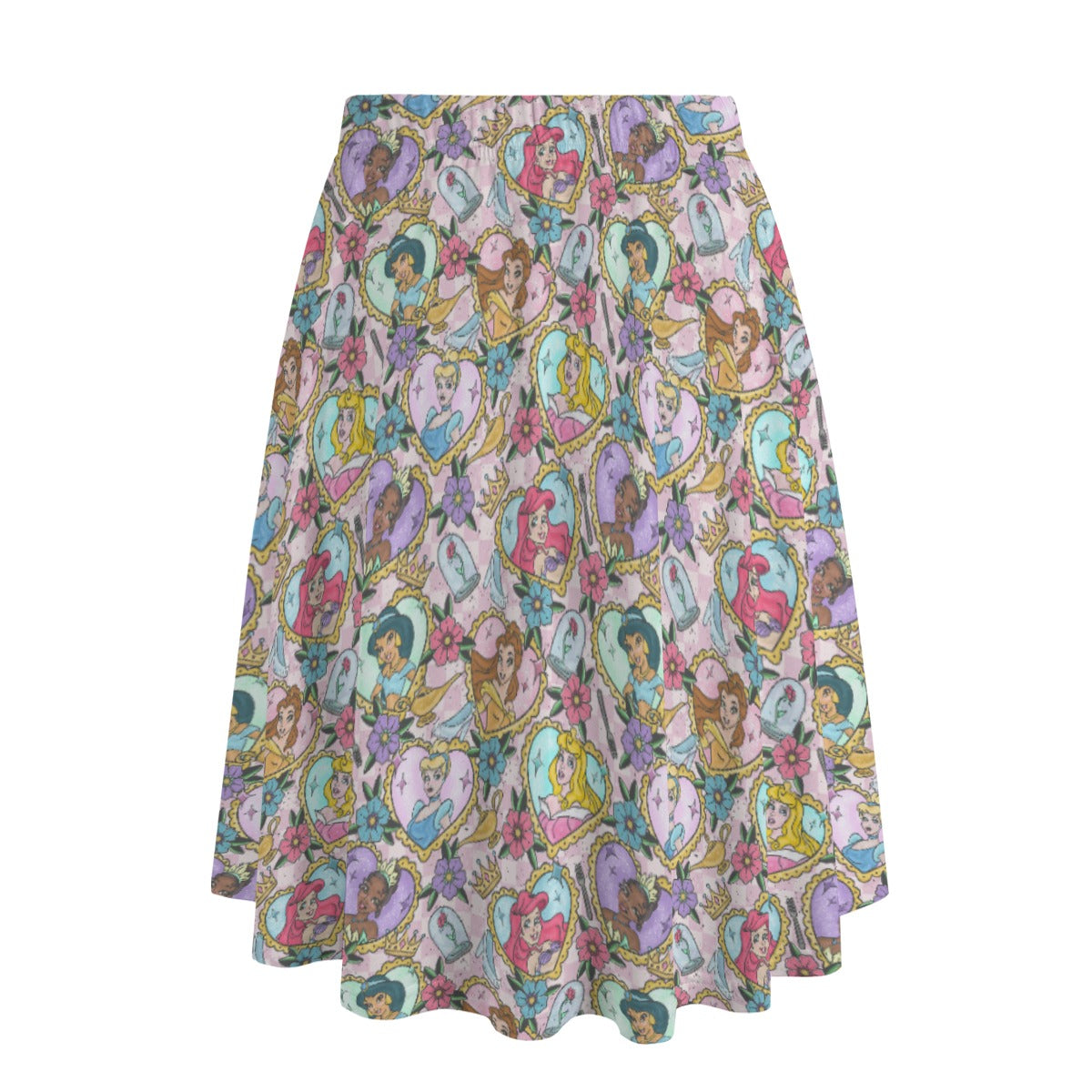 Tattoo Hearts Royal Icons - Women's Pocket Midi Skirt