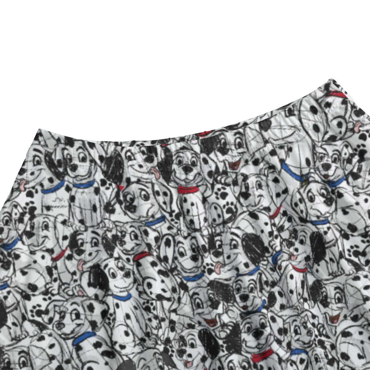 Sketchy Spotted Puppies - Women's Pocket Midi Skirt