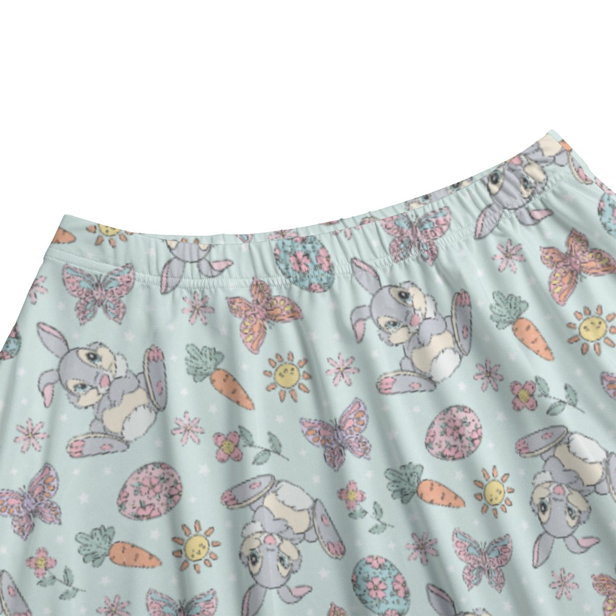 Springtime Bunny Cheer - Women's Pocket Midi Skirt