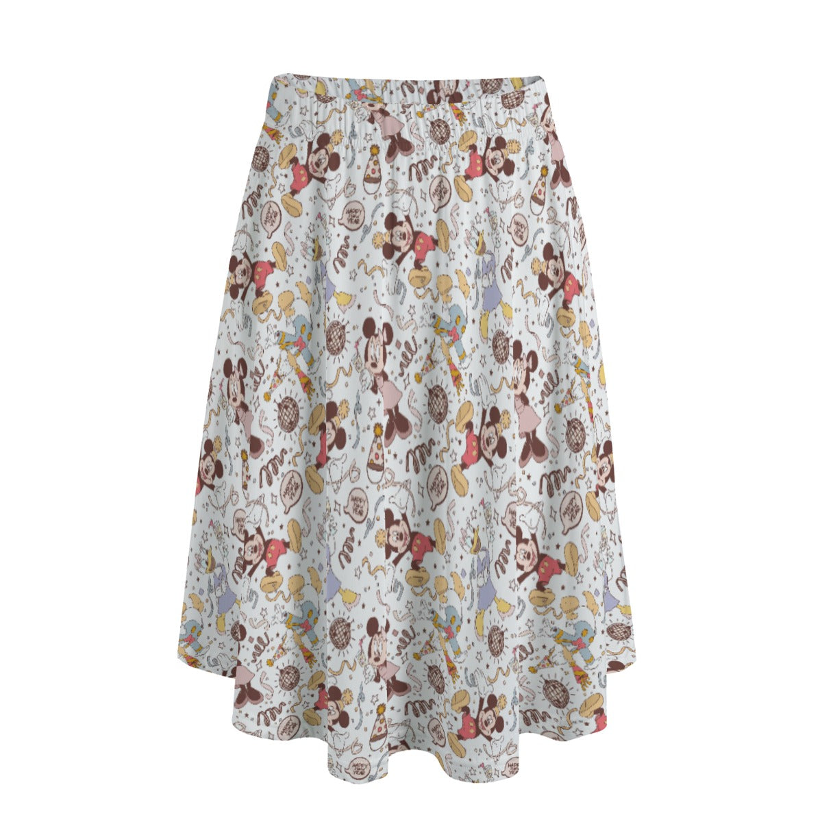New Year Celebration Crew - Women's Pocket Midi Skirt