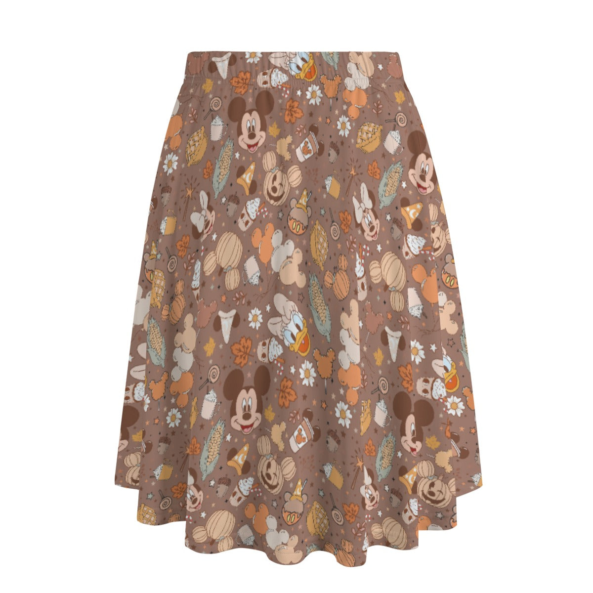 Pumpkin Spice Friends Fall - Women's Pocket Midi Skirt