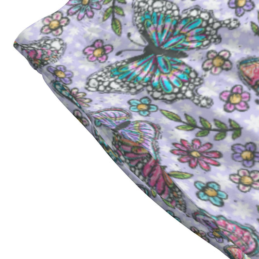 Butterfly Magic - Women's Pocket Midi Skirt