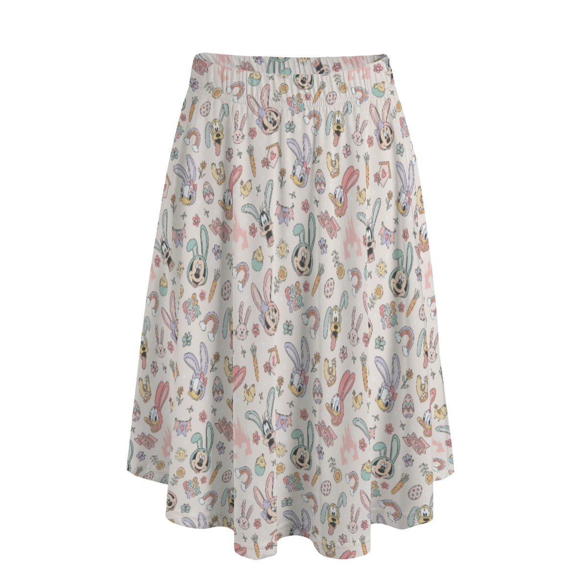 Springtime Friends Celebration - Women's Pocket Midi Skirt