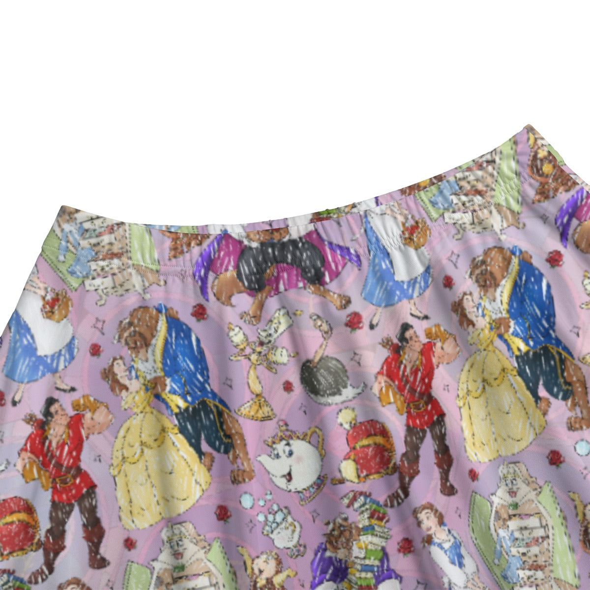 Enchanted Tale Sketch - Women's Pocket Midi Skirt