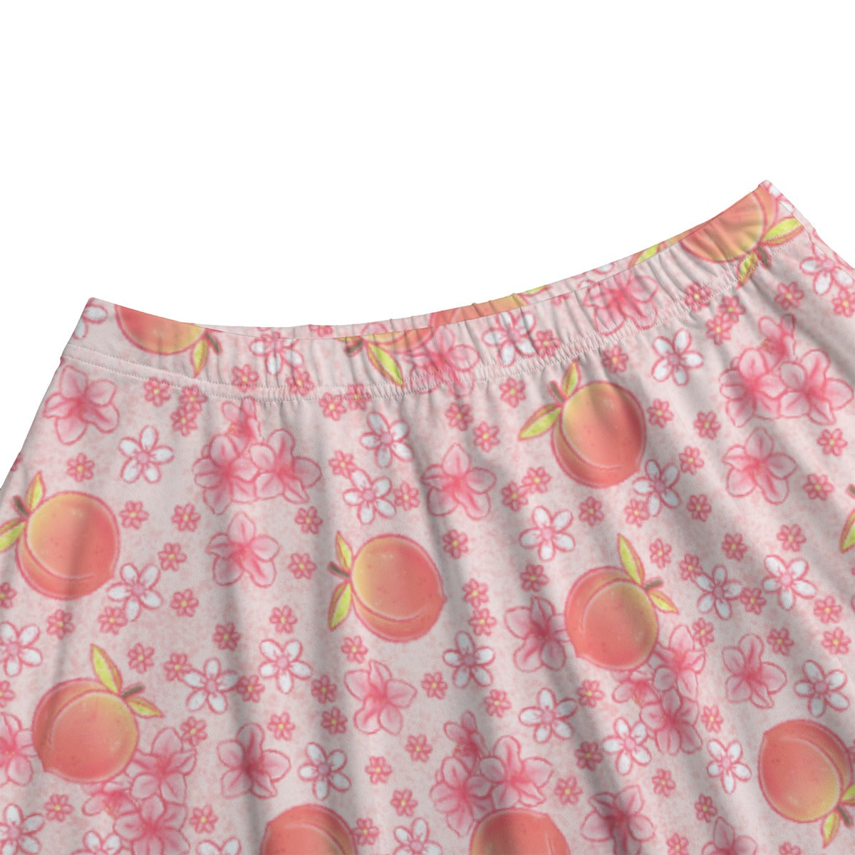 Summer Fruits - Peaches - Women's Pocket Midi Skirt