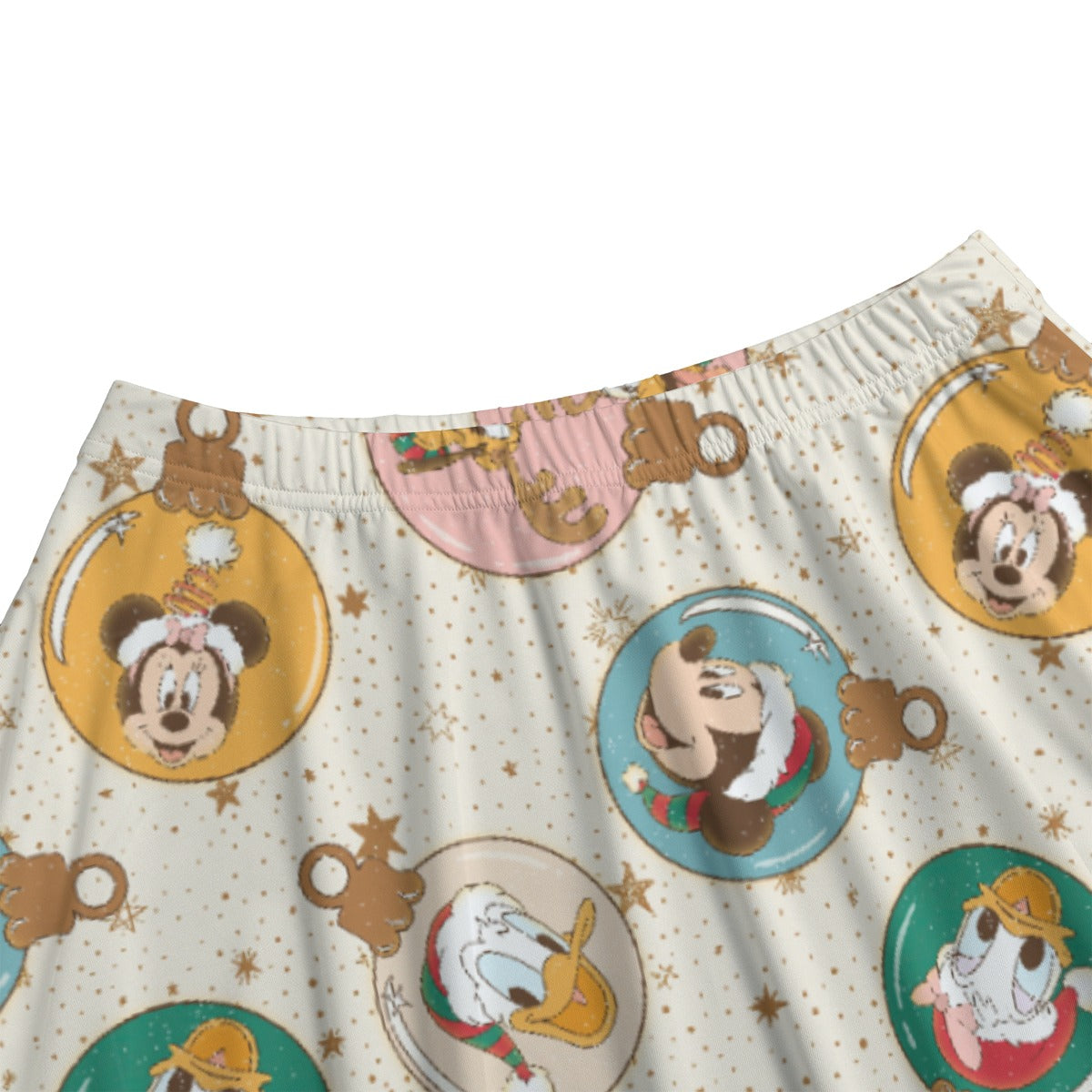 Golden Holiday Baubles - Women's Pocket Midi Skirt