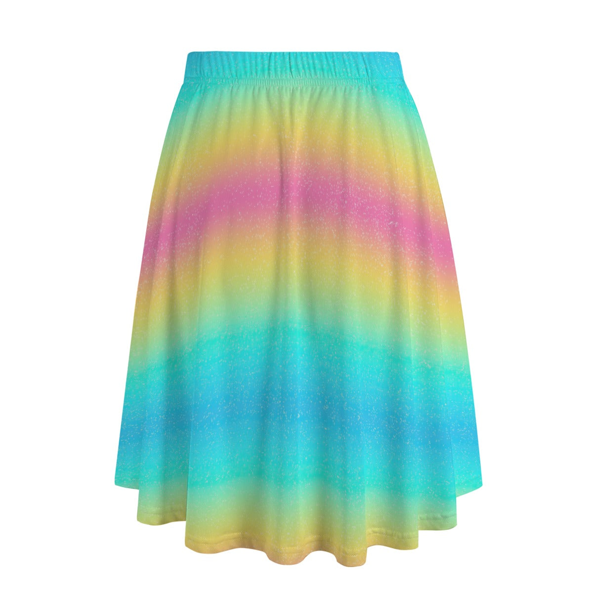 Rainbow Ombre - Women's Pocket Midi Skirt