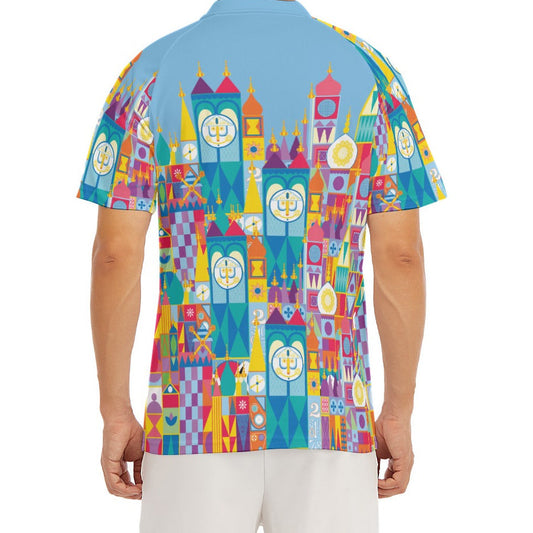 Whimsical World Facade - Men's Polo Shirt