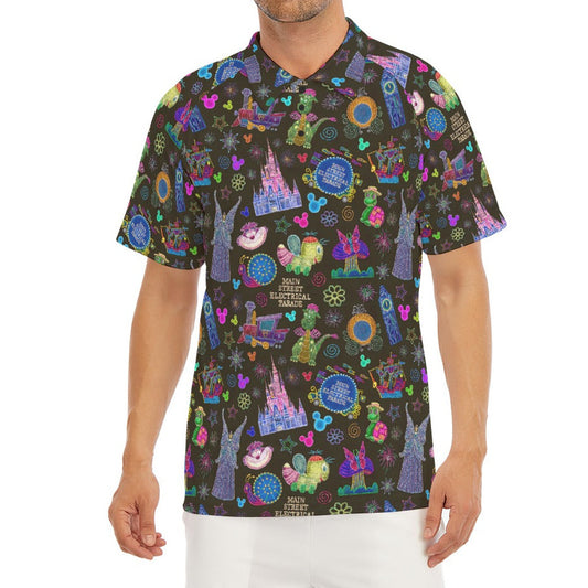 Main Street Neon Parade - Men's Polo Shirt