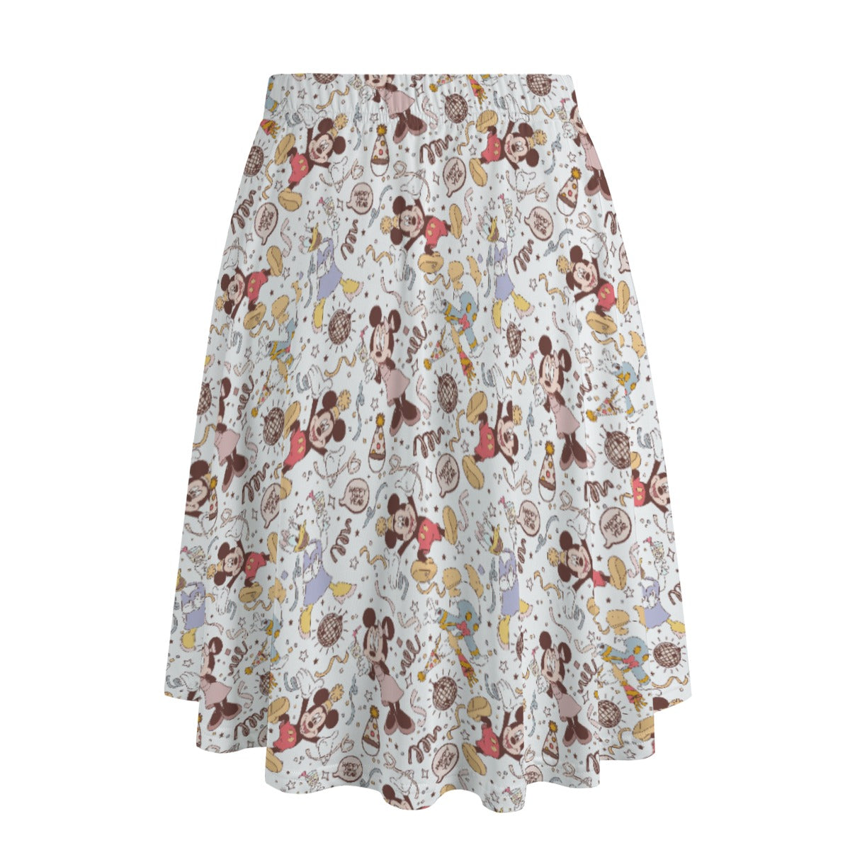 New Year Celebration Crew - Women's Pocket Midi Skirt