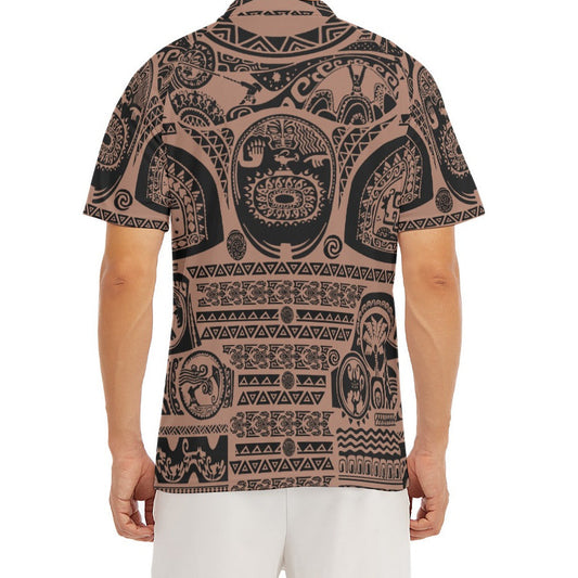 Polynesian Tattoo Motifs - Men's Polo Shirt