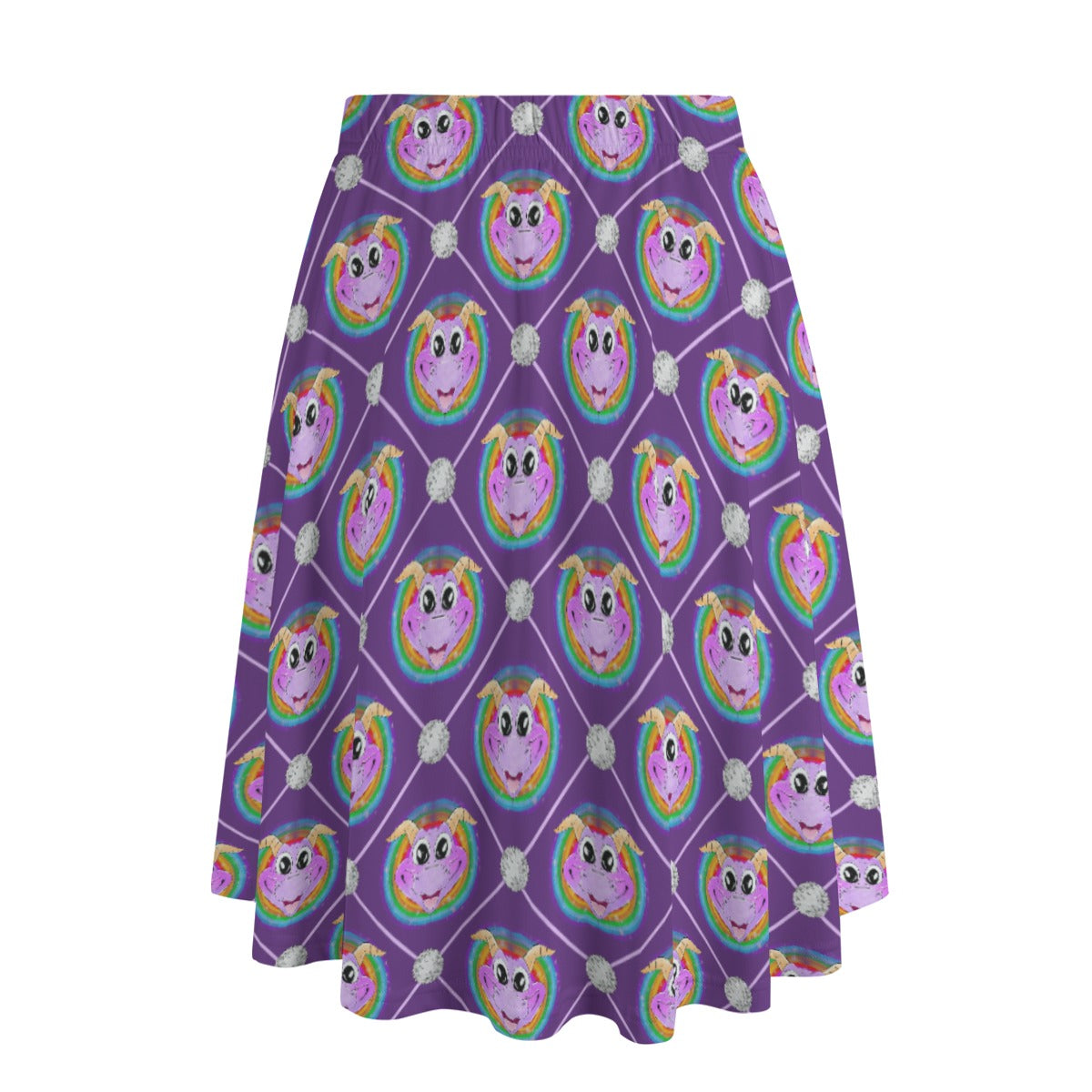 Geometric Figment - Women's Pocket Midi Skirt