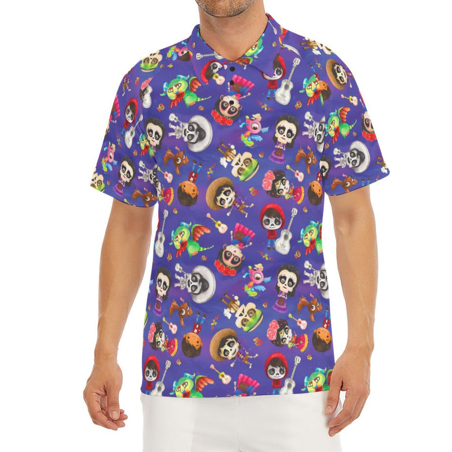 Poco Loco Día de Muertos - Men's Polo Shirt