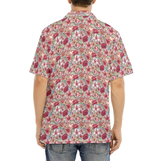 Fairytale Florals – Island Princess - Men's Hawaiian Button Up Shirt