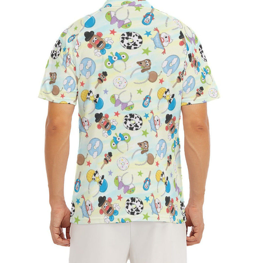 Playful Toy Style Icons - Men's Polo Shirt
