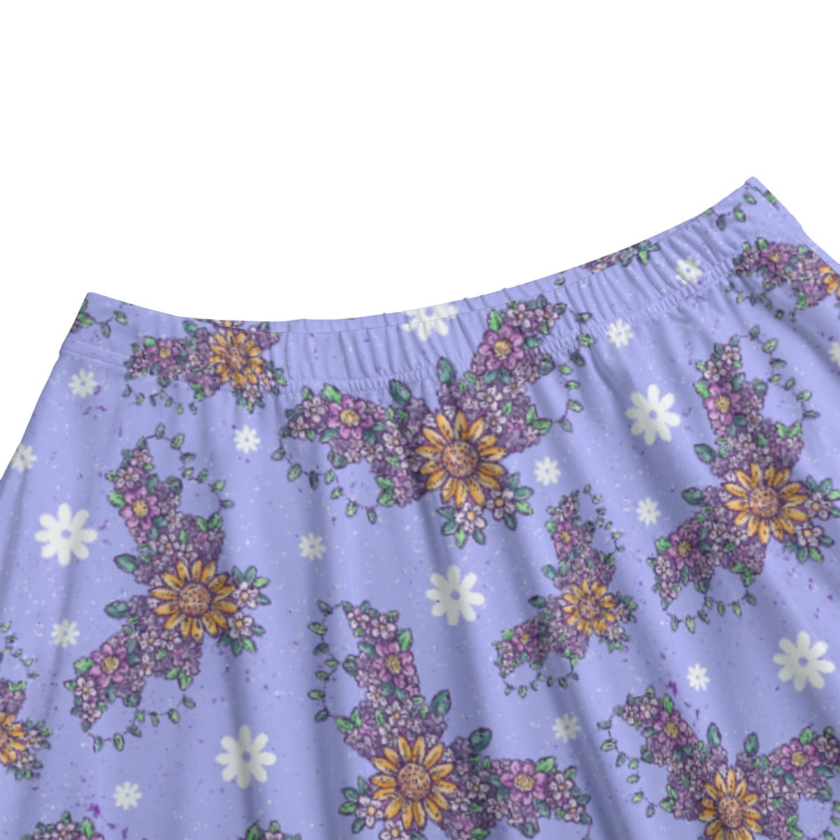 Blooming Bats - Women's Pocket Midi Skirt