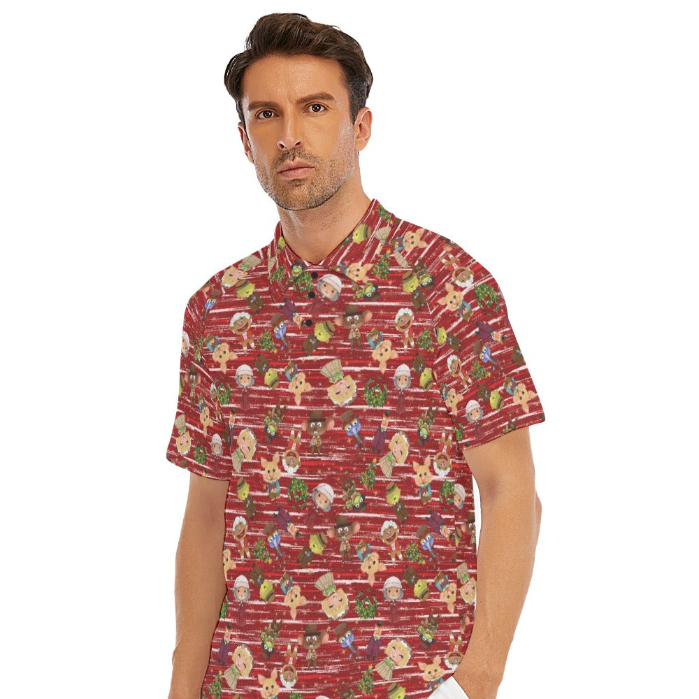 A Very Festive Puppet Christmas - Men's Polo Shirt