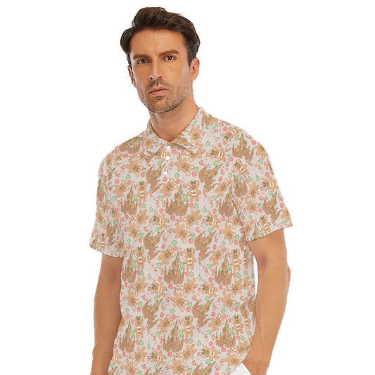 Festive Gingerbread Treats - Men's Polo Shirt