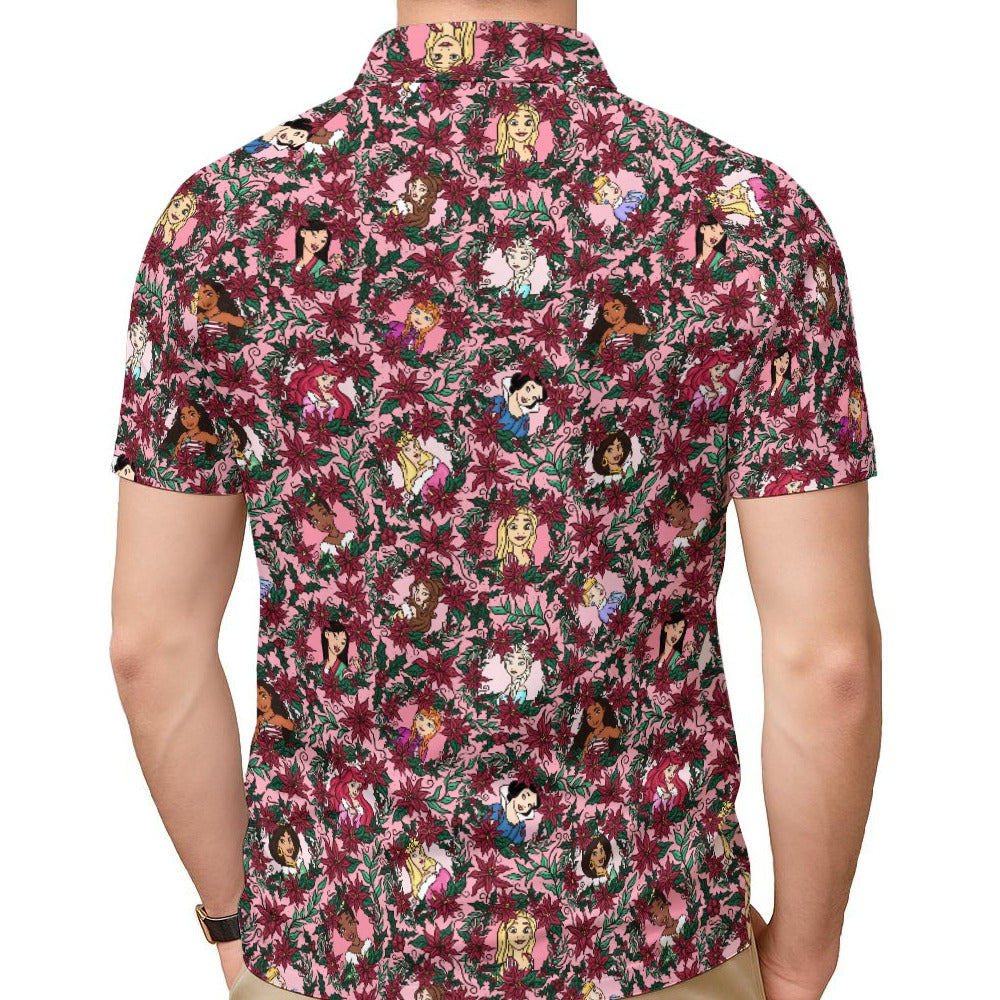 Poinsettia Princess Posse - Men's Polo Shirt