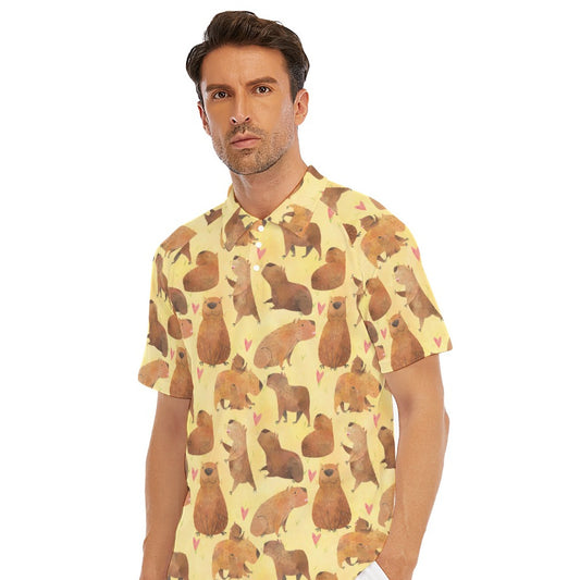 Capybara Love - Men's Polo Shirt