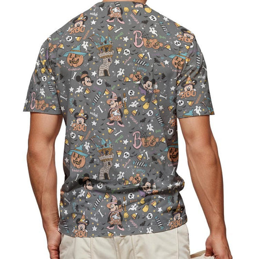Spooky Spellbook Doodles - Men's Short Sleeve T-Shirt