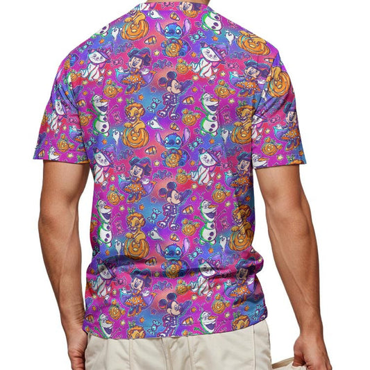 Classic Character Halloween Mashup - Men's Short Sleeve T-Shirt
