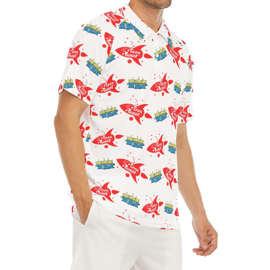 Galactic Rocket Party - Men's Polo Shirt