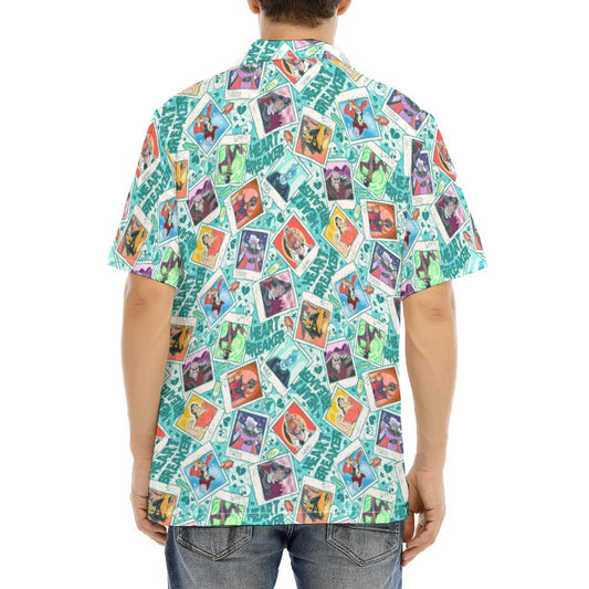 Heartbreaker Villaintine - Men's Hawaiian Button Up Shirt