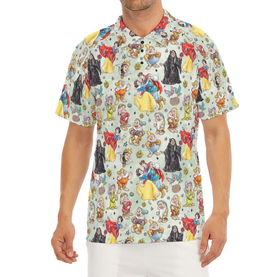 Fairest Crew Sketch - Men's Polo Shirt