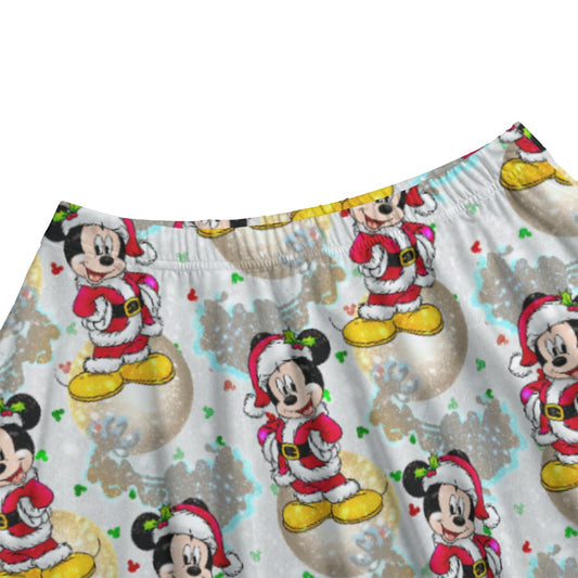 Santa Mouse Celebration - Women's Pocket Midi Skirt