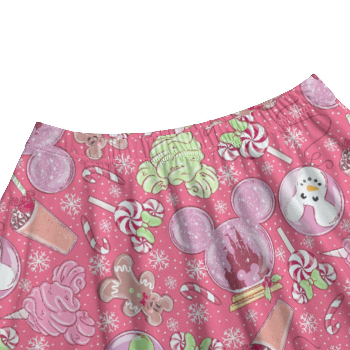 Winter Mouse Snacks & Balloons - Women's Pocket Midi Skirt